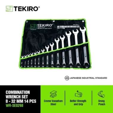 Kunci Ring Pas Set ( 8-32 Mm ) 14 Pcs Tekiro