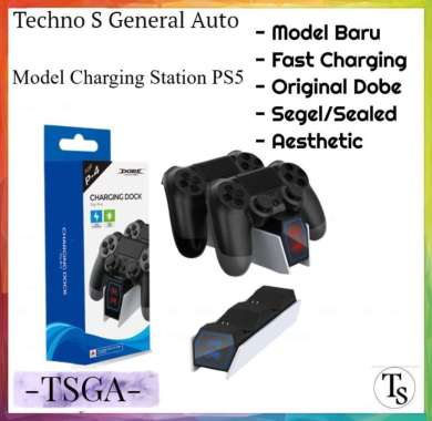 Dobe LED Screen Controller Dual Charging Dock Store and Charge PS4