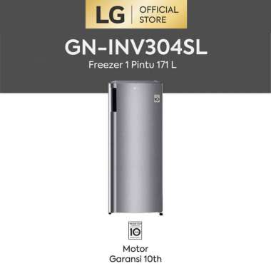 LG GN-INV304SL Inverter Freezer [160 L/ 6 Rak/ 1 Door]