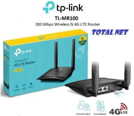 Tp-Link TL-MR100 300Mbps Wireless N 4G LTE Router TL MR100
