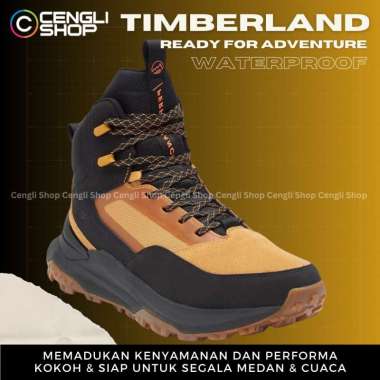 SEPATU BOOT TIMBERLAND PRIA ORIGINAL BOOTS CASUAL SPORT KULIT BRANDED TM46