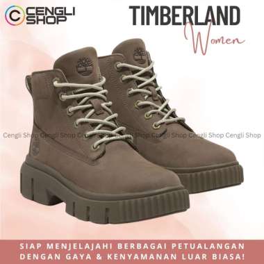 SEPATU BOOT TIMBERLAND WANITA ORIGINAL CASUAL KULIT ASLI BRANDED TW30