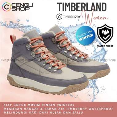 SEPATU BOOT TIMBERLAND WANITA ORIGINAL CASUAL KULIT ASLI BRANDED TW23