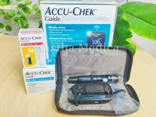 Alat Cek Up Gula Darah Glucosa 25 Strip Accu Chek Accu-Chek Guide