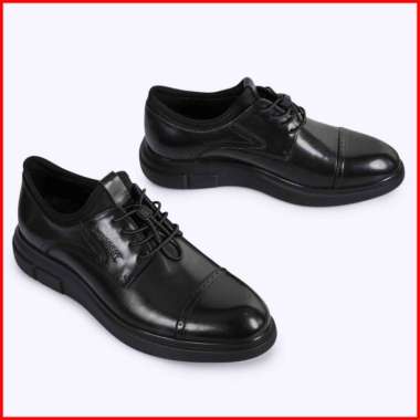 SEPATU FORMAL EVERBEST PRIA ORIGINAL PANTOFEL KULIT ASLI HITAM EM68