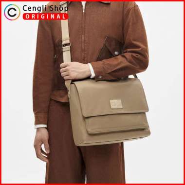 TAS SELEMPANG PRIA PEDRO SLING BAG ORIGINAL BRANDED ASLI COKLAT PM054