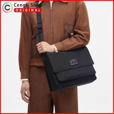 TAS SELEMPANG PRIA PEDRO SLING BAG ORIGINAL BRANDED ASLI HITAM PM053