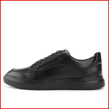 SEPATU OBERMAIN SNEAKER KASUAL PRIA ORIGINAL SNEAKERS CASUAL KETS KULIT ASLI ORI ALL FULL BLACK HITA