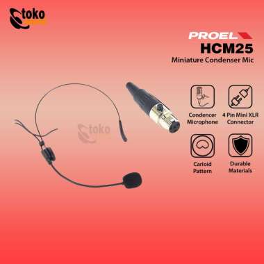 PROEL EIKON HCM25 - CONDENSER HEADSET MICROPHONE