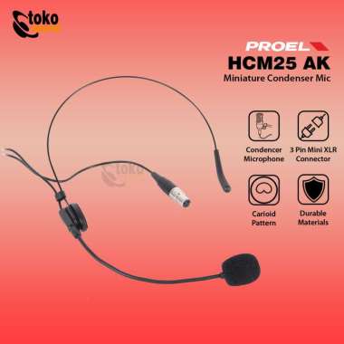 PROEL EIKON HCM25AK - CONDENSER HEADSET MICROPHONE