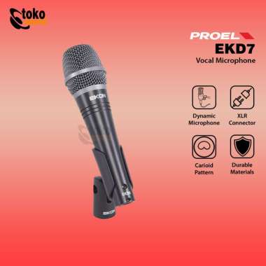 PROEL EIKON EKD7 - DYNAMIC CARDIOID PROFESSIONAL MICROPHONE