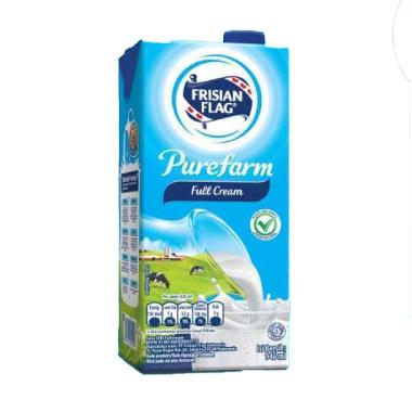 Promo Harga Frisian Flag Susu UHT Purefarm Full Cream 946 ml - Blibli