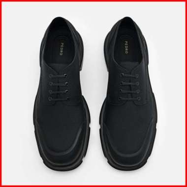 SEPATU PEDRO KERJA KANTOR PRIA BRANDED ORIGINAL ASLI ORI HITAM BLACK PM146