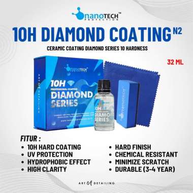 NANO CERAMIC COATING 10H DIAMOND SERIES - NANOTECH PROTECTION - PAINT PROTECTION - PERMANENT COATING