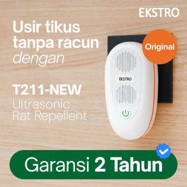 Ekstro Pengusir Tikus Ultrasonic T211 New Ultrasonic Rat Repellent