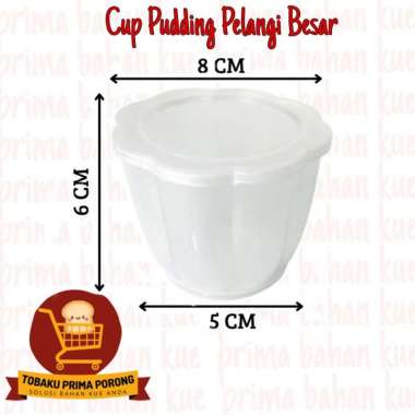 CUP PUDDING PELANGI BESAR