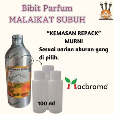 100ml Bibit Biang Parfum Malaikat Subuh Parfum Sholat / Bibit Minyak Wangi / Parfume Arab / Parfum S