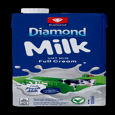 Promo Harga Diamond Milk UHT Full Cream 1000 ml - Blibli