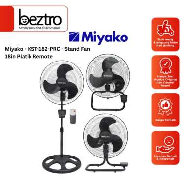 Kipas Angin Miyako Kst-182 Prc / Kipas 3 In 1 Remote