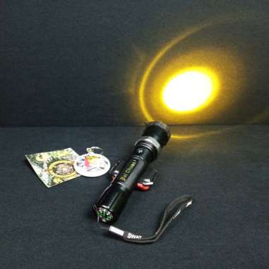 SENTER BERBURU CAHAYA WARNA WARNI - SENTER LED TACTICAL - SENTER BLOR (SC2576) BAI CHUAN