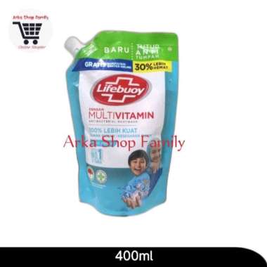 LIFEBUOY Sabun Mandi Cair Cool Fresh Pouch 400ml