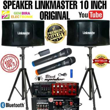 Paket karaoke rumahan linkmaster ampli karaoke bergaransi