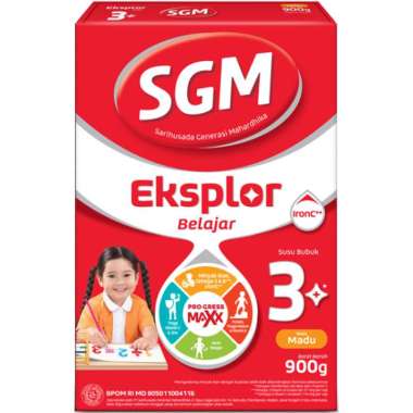 Promo Harga SGM Eksplor 3+ Susu Pertumbuhan Madu 900 gr - Blibli