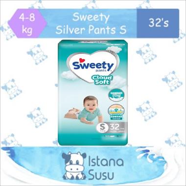 Promo Harga Sweety Silver Pants S32 32 pcs - Blibli