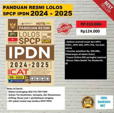 BUKU IPDN TERBARU PANDUAN RESMI LOLOS SPCP IPDN 2024-2025