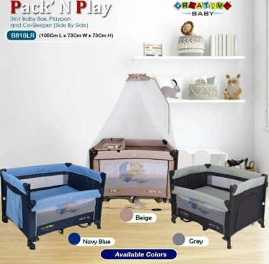 box baby CREATIVE B-818LR PACK N PLAY beige