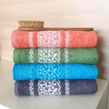 Handuk Mandi Premium Dewasa dan Anak 70 x 140 cm tebal 550 gsm Handuk Hotel Polos Cotton Combed 100% Terry Bath Towel - WARNA RANDOM Berkualitas