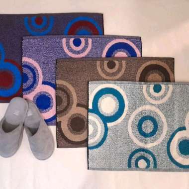 KESET HANDUK MOTIF PREMIUM 2 SISI ANTI SLIP 40 x 60 CM TEBAL 800 GSM Motif Artistik