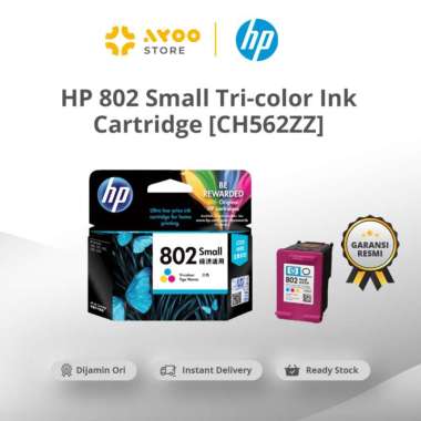 HP 802 Small Tri-color Ink Cartridge