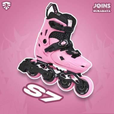 Sepatu Roda Anak Inline Skate Pemula Flying Eagle S7 - Pink 32-36