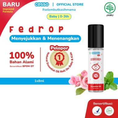 Cessa Fever Drop - Essential Oil Penurun Demam Bayi