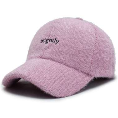 Baseball cap : BRIGHTLY - Topi baseball topi pria topi wanita One Size PINK