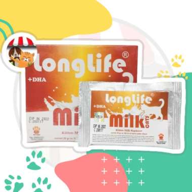 Susu Longlife Kitten Milk Replacer sachet - Susu Anak/bayi Kucing