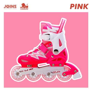 SEPATU RODA ANAK PEMULA COUGAR MZS835L PINK 30-33