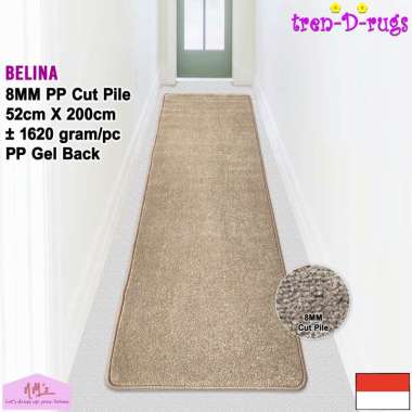Keset kaki polos runner lorong panjang bulu halus modern antislip alas lantai dapur pintu depan kama