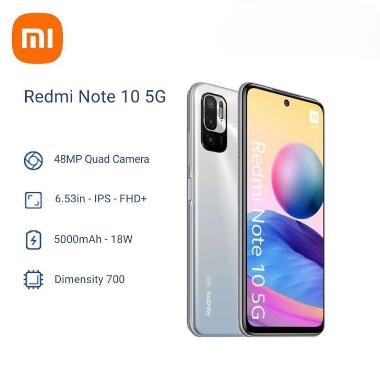 Xiaomi Redmi Note 10 5G redminote 10 5G 8/128 8GB 128GB Garansi resmi SILVER