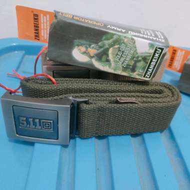 Ikat pinggang 511 - Gesper tactical - sabuk gaya militer Hijau