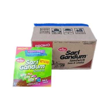 ROMA Sari Gandum Susu & Cokelat Sandwich [1 dus/10 box/12 sch]