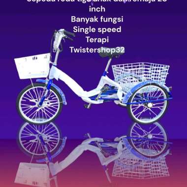 Sepeda roda tiga dewasa/Becak/Sepeda Gerobak bisa buat bawa barang