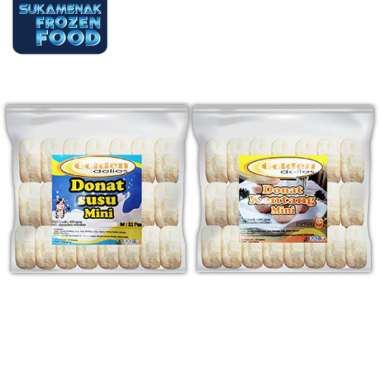 GOLDEN DELIES Donat Mini Isi 24 Susu
