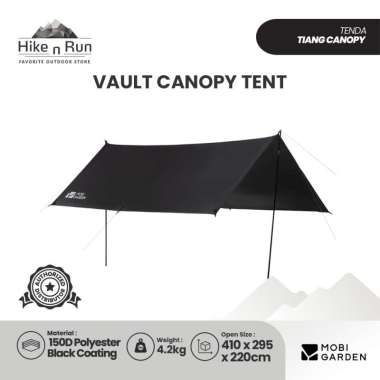 Mobi Garden Tenda Kanopi NX22661020 Vault Canopy Camping Tarp Hitam