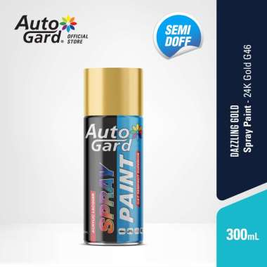 AutoGard 24K Gold AG-G46 Cat Semprot Akrilik Glossy Mobil Motor Helm