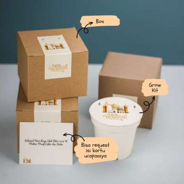 Hampers Idul Fitri Lebaran Unik Grow Kit / Green Hampers Tomat