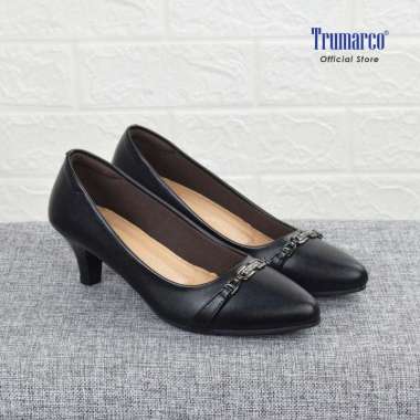TRUMARCO TFA 503 Sepatu Pantofel Wanita / Sepatu Kerja Wanita 42 Hitam