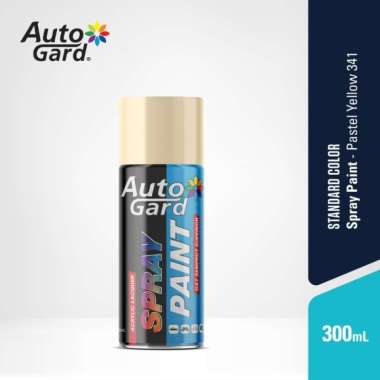 AutoGard Pastel Yellow AG-341 Cat Semprot Akrilik Mobil Motor Helm Graffiti Vas Bunga Pot Tanaman Ku