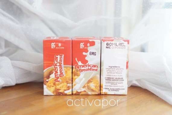 AMERICAN BREAKFAST 3mg Strawberry Sereal Oat Oats 6mg 60ml Hero 57 R57 3mg 2025